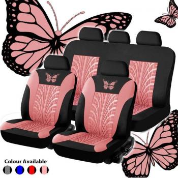 Kit 9 Fundas Mariposa para Asientos de Auto