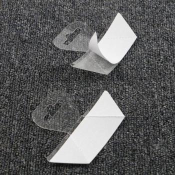 Transparente Adherido Colgante de Estantería