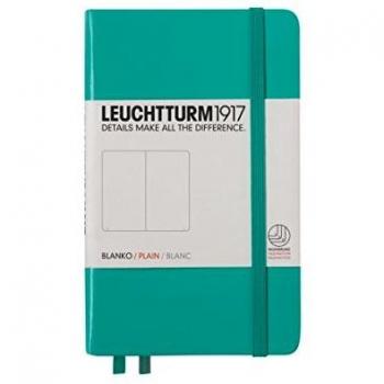 LEUCHTTURM1917 Pocket Notizbuch A6, 187 Seiten, Smaragd, blanko