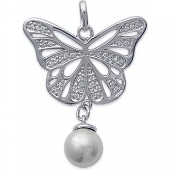 Les Trésors De Lily Rhodium Butterfly