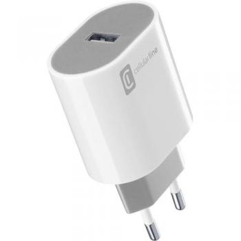 Cellular Line Caricabatterie da Rete Veloce 12W Bianco