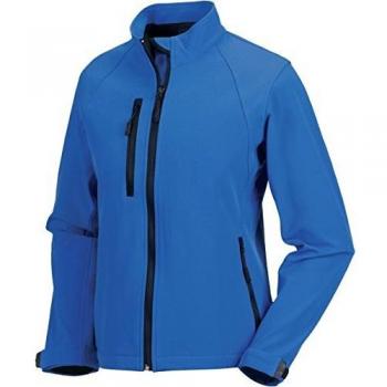 French Navy 4XL Women’s Softshell Jacket by Russell – Full Zip, Breathable