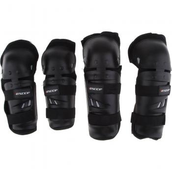 Ellenbogen‑Knie‑Schiene – Komplettschutz-Set für Motorrad & Reiten