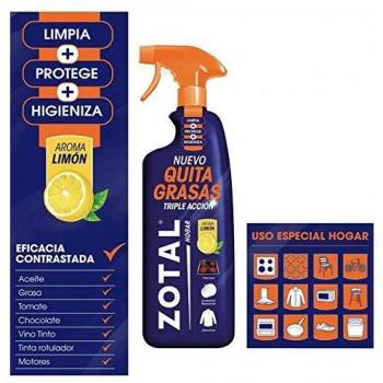 ZOTAL QUITAGRASAS HOGAR AROMA LIMÓN PISTOLA 750 ML