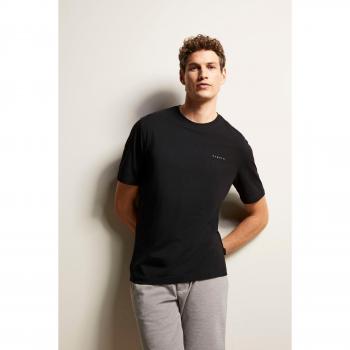 Bugatti T-Shirt 8350 55040A Schwarz Modern Fit