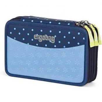 Ergobag Maxi‑Mäppchen „Perlentaucher Bär“, Set mit 40 Teilen: Lyra Bunt