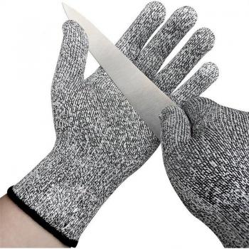 Gants de cuisine anti-coupure en acier inoxydable