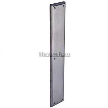 Satin Chrome Finish for Finger Plates