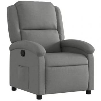 VidaXL 100% Polyester Dark Grey Recliner