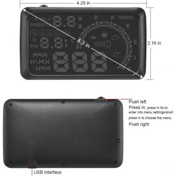 Alarme de Tension Électronique pour HUD Automobile