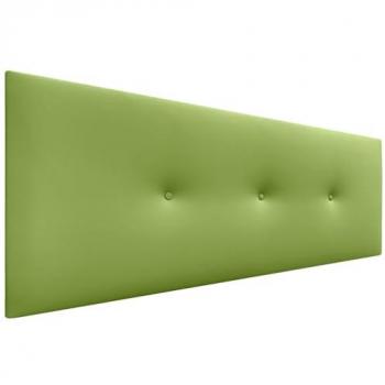 Cabezal Verde Polipiel para Cama 150/160 – Estilo Contemporáneo