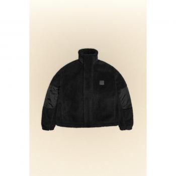 Rains Black Kofu Fleece Jacket