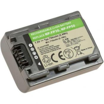 Powery 750 mAh Akku für Sony NP-FP50