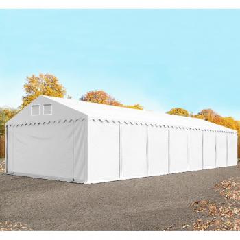 STOCKAGE PORTABLE TOOLPORT 6x28 m PVC 800 H 2,6 m – Blanc