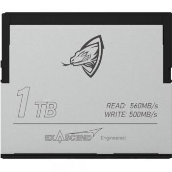 Tarjeta Cfast 1TB Exascend para Red Komodo