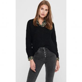 JDYNEW MEGAN L/S Pullover in Schwarz