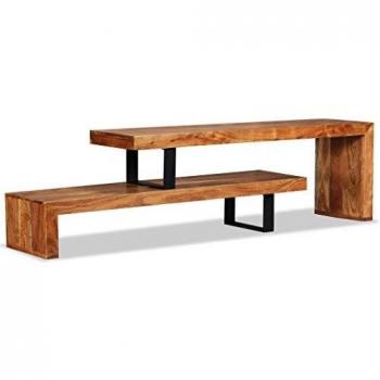 Solid Acacia Wood TV Stand