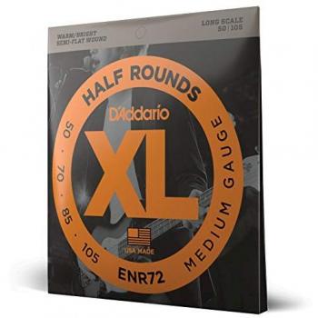 D'Addario Cordes basses 4 cordes ENR72 Medium 50-105