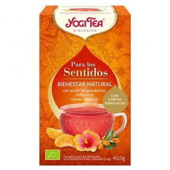 Yogi Té Bienestar Natural para los Sentidos, 17 bolsas
