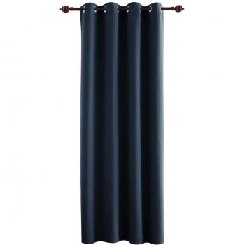 Deconovo Thermal Insulated Eyelet Blackout Curtain 52x 72 Navy Blue