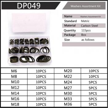 Dichtungsunterlegscheiben Set M6-M30 100 Stück