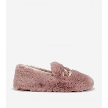 Zapatillas de casa Macarena Aroa Crudo Mujer Pelo Largo