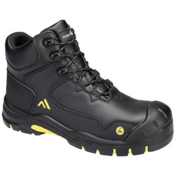 Apex Composite Mid ESD Safety Boot – Black/Yellow, Size 11