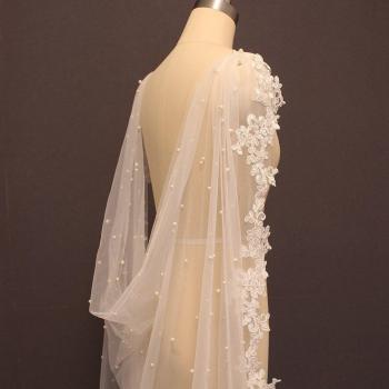 Bolero Elegante de Perlas para Boda