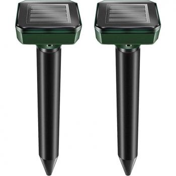 4PCS Solar Ultrasonic Pest Control Spikes