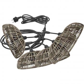 Decoración LED Exterior PR Home Hue Negra 5 Puntos Luminosos