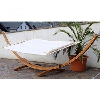 Set Hamaca 415 cm en Alerce con Encaje Panamá‑Crema