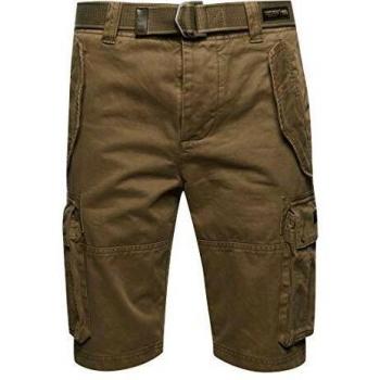 Superdry Cargo Core – Short cargo lourd couleur sable – Hommes 32