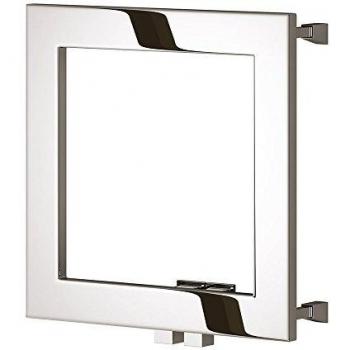 Reina Square Radiator, Stainless Steel (450mm x 450mm)