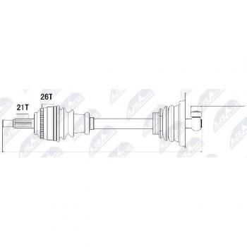 Reinforced Drive Shaft NTY‑013
