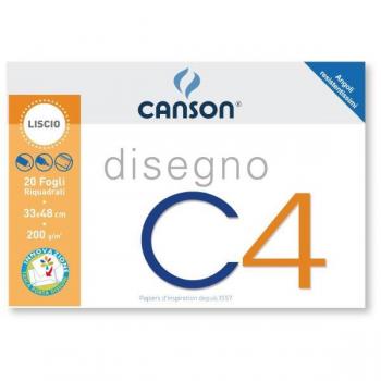 CANSON ALBUM DA DISEGNO Nuovo Prodotti 33x48 riquadro liscio 200g/m2