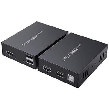 Extendeur HDMI KVM USB PWAY PW-HT225HK 50 mètres Full HD 1080P Point à point