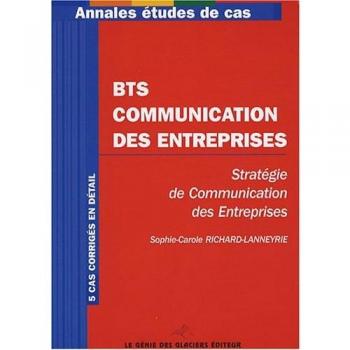 BTS Communication des entreprises: Stratégie de communication des entreprises