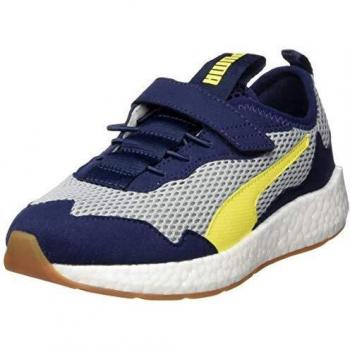 Baskets PUMA NRGY Neko Skim AC PS, Mixte Enfant, Gris