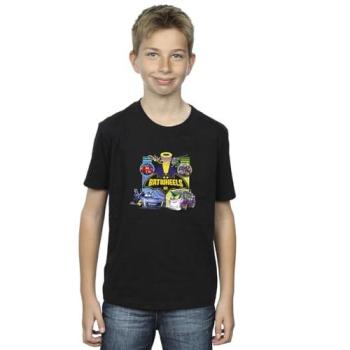 DC Boy's Vehicles Black Cotton Top – 3‑4 Years