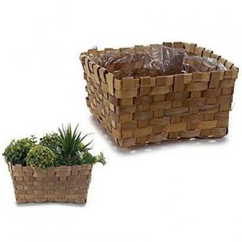 Ibergarden Eco‑Reed Planter – 24 cm × 24 cm × 13 cm