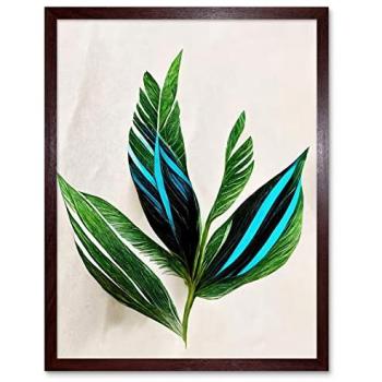 Feathery Leaf Serenade Wall Art