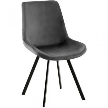 Eleganter Lewes Esszimmerstuhl aus Samt