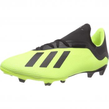 Adidas X 18.3 FG Men's Football Shoes, Solar Yellow/Core Black/Ftwr White, 6.5 UK (40 EU)