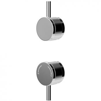 Colore Metal Twin Shower Valve Handle Set