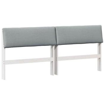 Upholstered Light Grey Pine Headboard – 200 cm