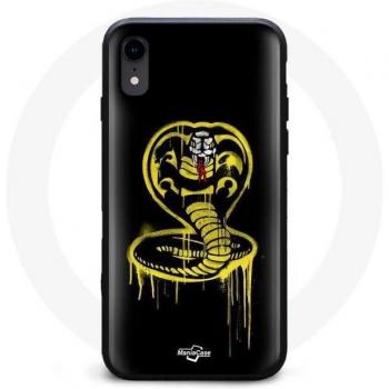 Cobra Kai Yellow Logo iPhone XS Case
