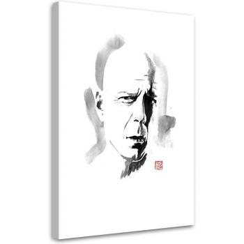 Tableau Bruce Willis en toile 40x60