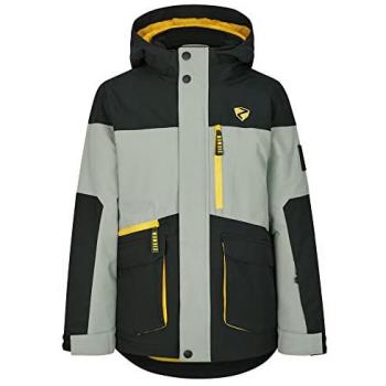 Kinder‑Skijacke AGONIS JUN von ZIENER – Grau Seal, Ripstop Stoff, 152 cm