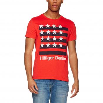 Camiseta de Tirantes Hilfiger Denim Thdm Cn para Hombre, Rojo