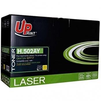Cartucho de tinta HP Q6472 A/EP717 Amarilla Uprint H.502AY para MF8450 y LaserJet 3600N